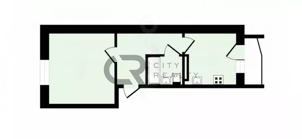 1-к кв. Ленинградская область, Мурино Всеволожский район, Оборонная ... - Фото 2