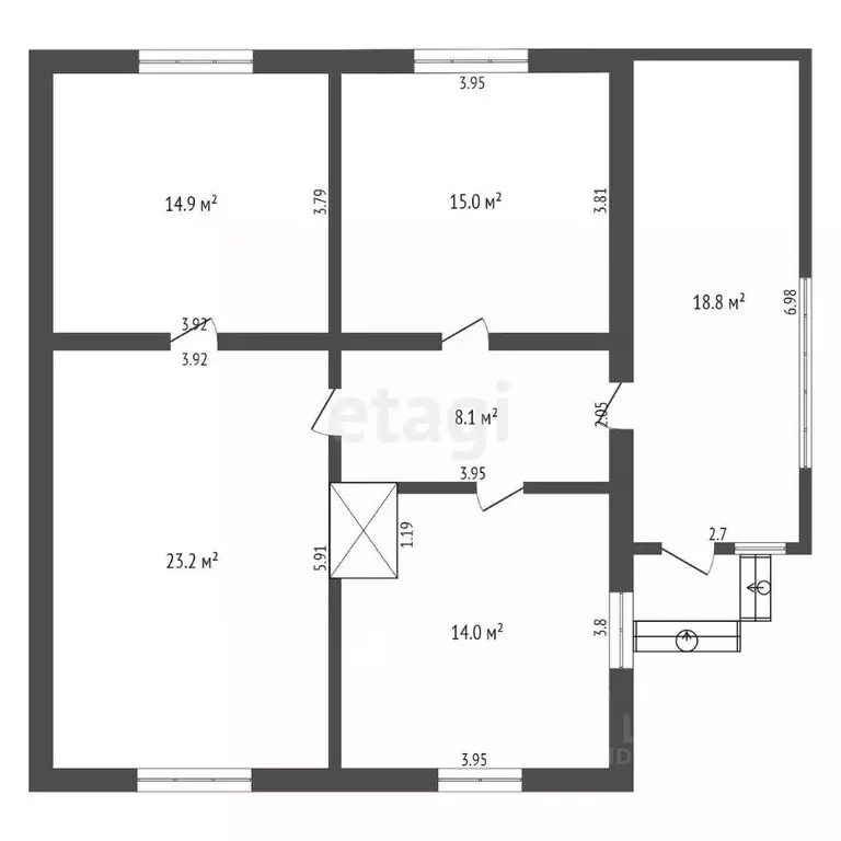 Дом в Забайкальский край, Чита Давендинская ул., 8 (75 м) - Фото 2