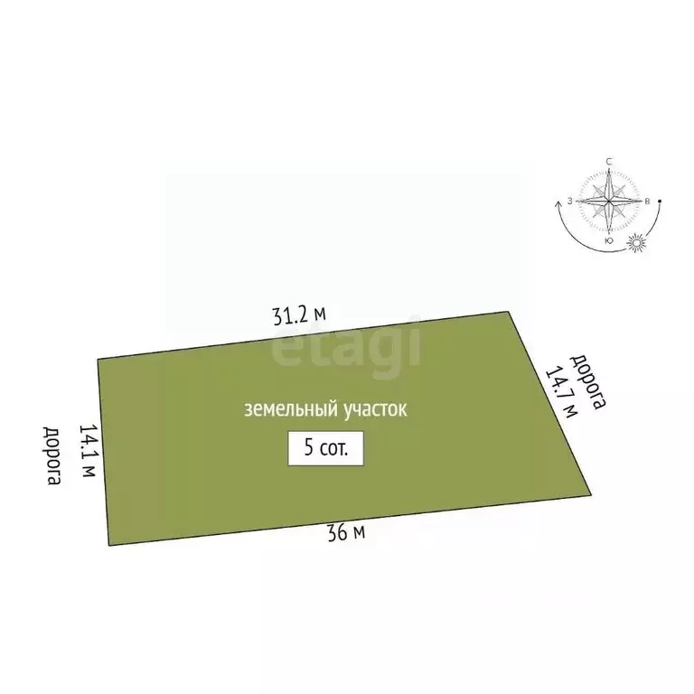 Участок в Крым, Симферополь Марьино мкр,  (5.0 сот.) - Фото 2