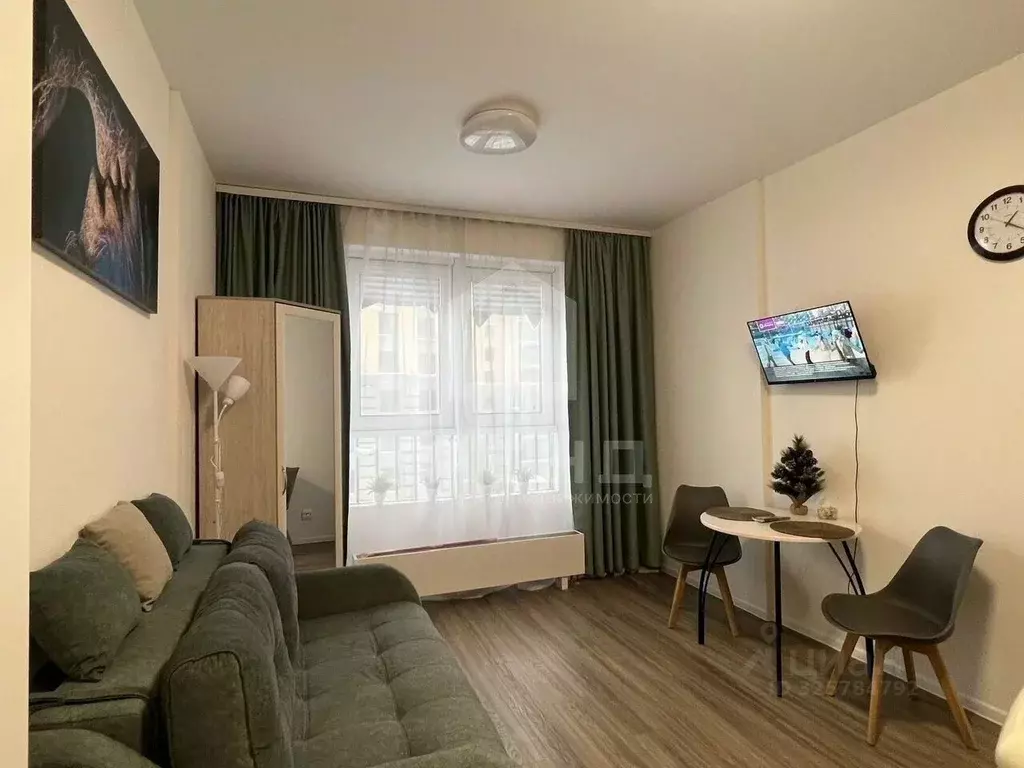 Студия Санкт-Петербург Октябрьская наб., 40 (20.2 м) - Фото 1