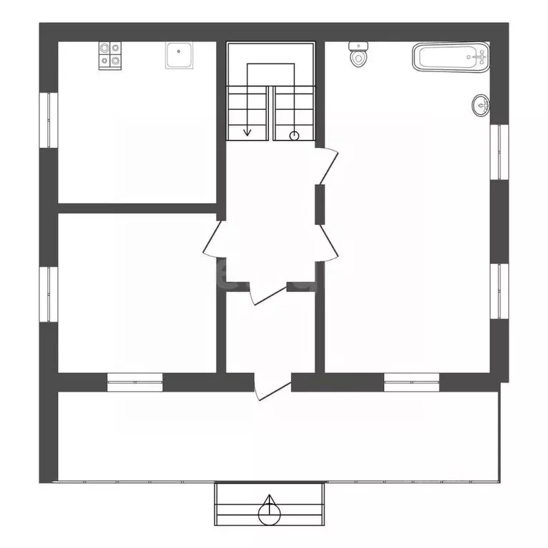 Дом в Тульская область, Донской Задонье мкр, ул. Кожинка, 2 (100 м) - Фото 2