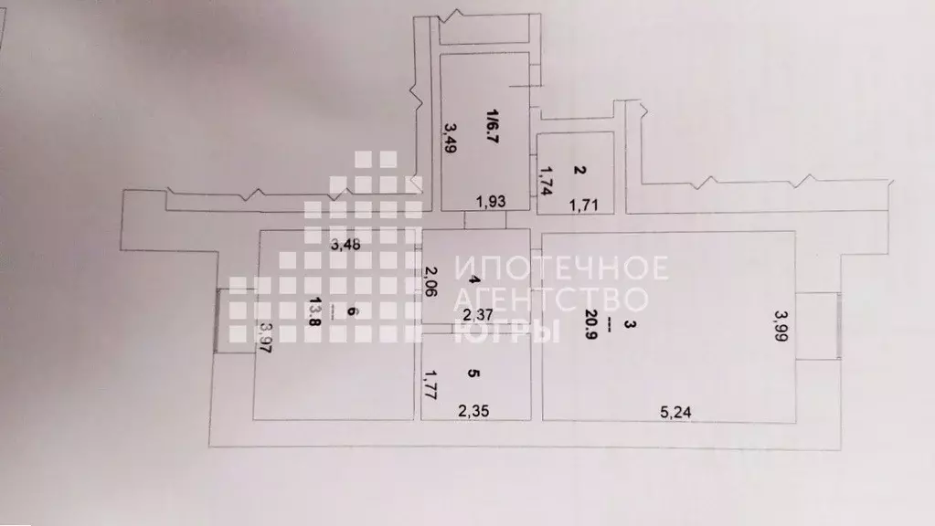 1-к кв. Ханты-Мансийский АО, Ханты-Мансийск ул. Гагарина, 126 (53.5 м) - Фото 0