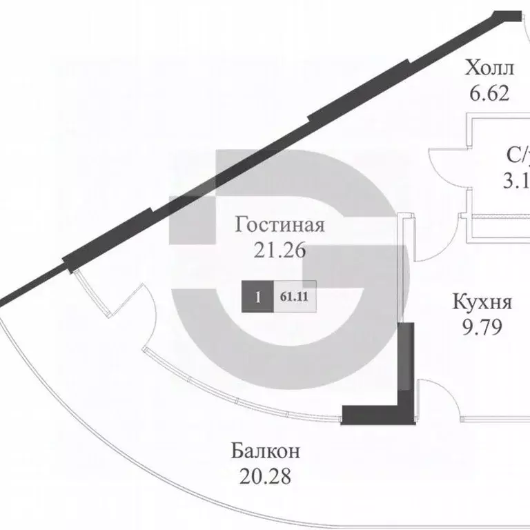 1-к кв. Крым, Алушта ул. Западная, 4к3 (61.1 м) - Фото 2