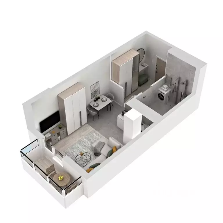 1-к кв. Приморский край, Владивосток ул. Расула Гамзатова, 7к1 (26.3 ... - Фото 2