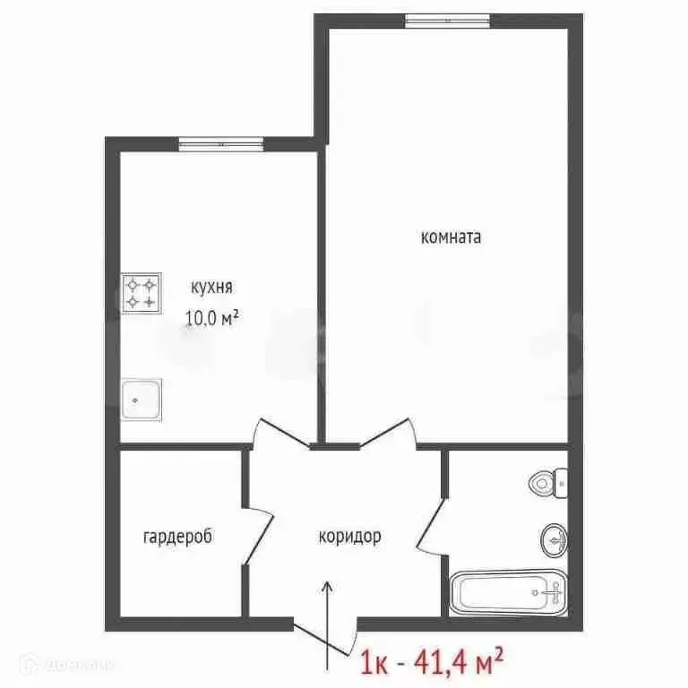 Продаётся 1-к квартира, 41.4 м - Фото 0