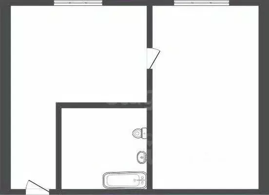 1-к кв. Кемеровская область, Прокопьевск ул. Шишкина, 23А (30.0 м) - Фото 2