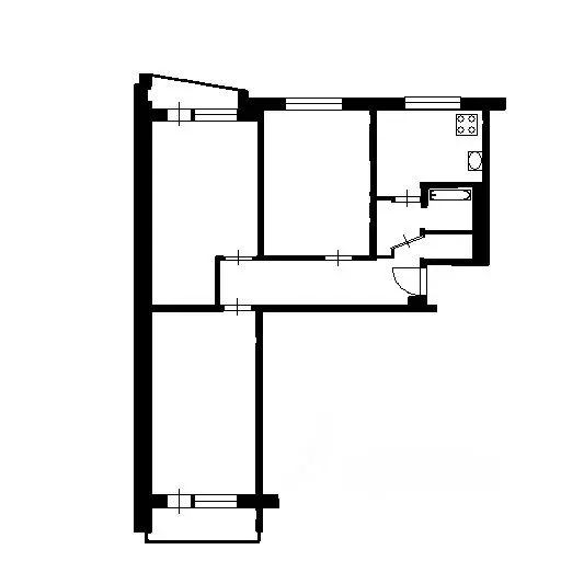 3-к кв. Москва ул. Островитянова, 16К3 (63.0 м) - Фото 1