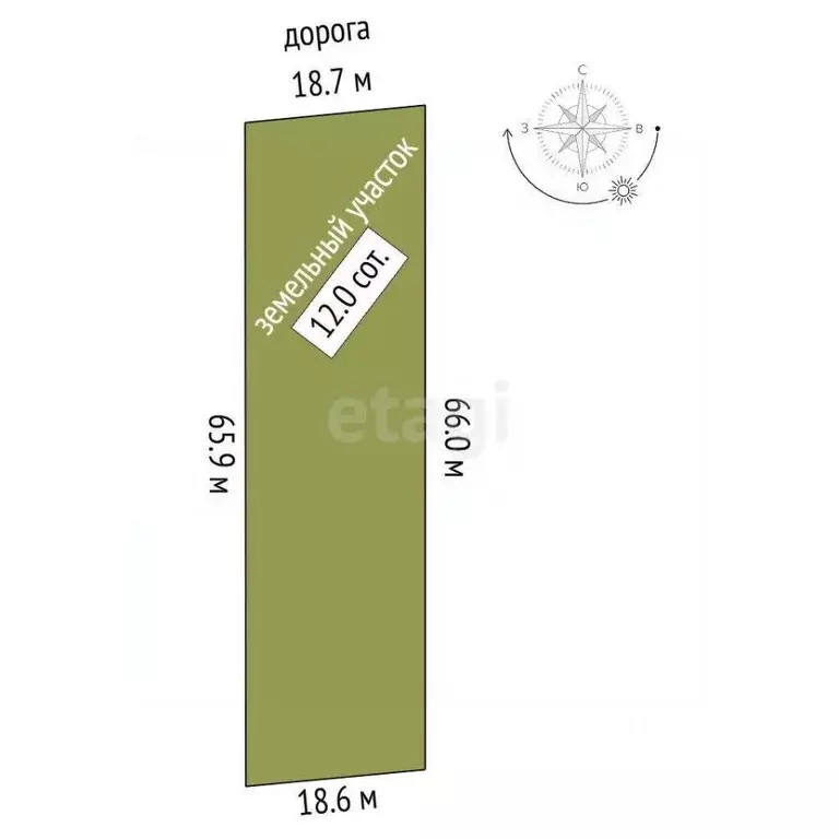 Участок в Ростовская область, Мясниковский район, Краснокрымское ... - Фото 2
