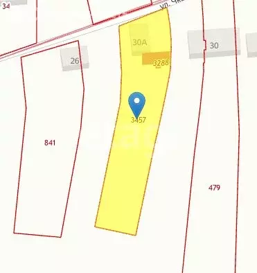 Участок в село Дедилово, улица Чкалова (25 м) - Фото 1