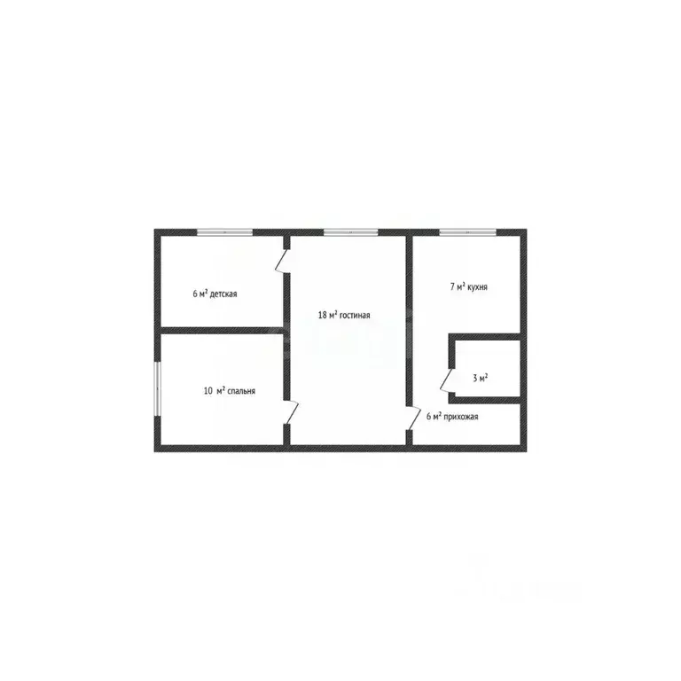 3-к кв. Дагестан, Махачкала ул. Юсупа Акаева, 3 (50.0 м) - Фото 1