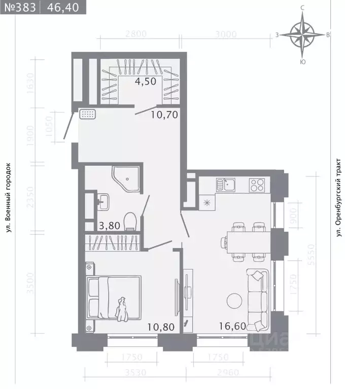 1-к кв. Татарстан, Казань Первомайский жилмассив, Оригана жилой ... - Фото 1