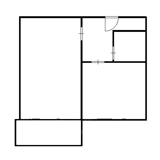 1-к кв. Новосибирская область, Новосибирск ул. Титова, 244 (39.0 м) - Фото 1