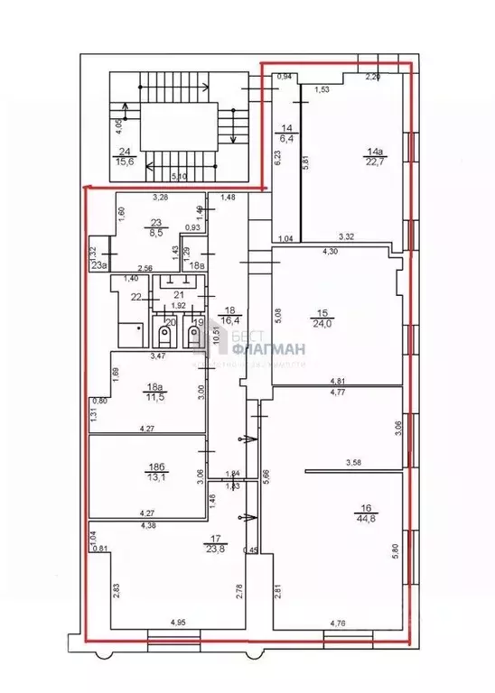 Офис в Москва ул. Большая Дмитровка, 32С4 (182 м) - Фото 1