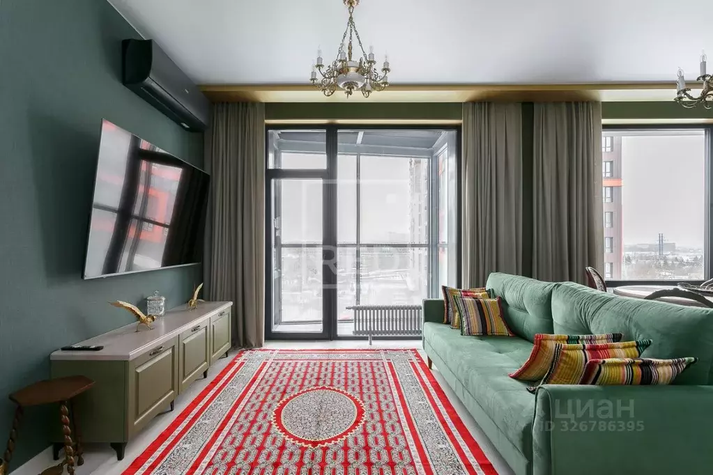 3-к кв. Москва ул. Янковского, 1к1 (105.6 м) - Фото 1