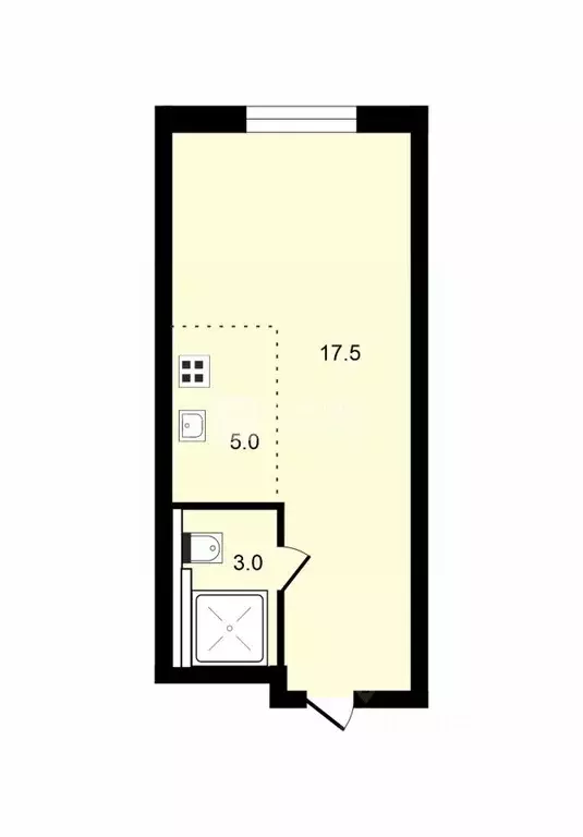 1-к кв. Москва Нижегородская ул., 32С15 (25.5 м) - Фото 2
