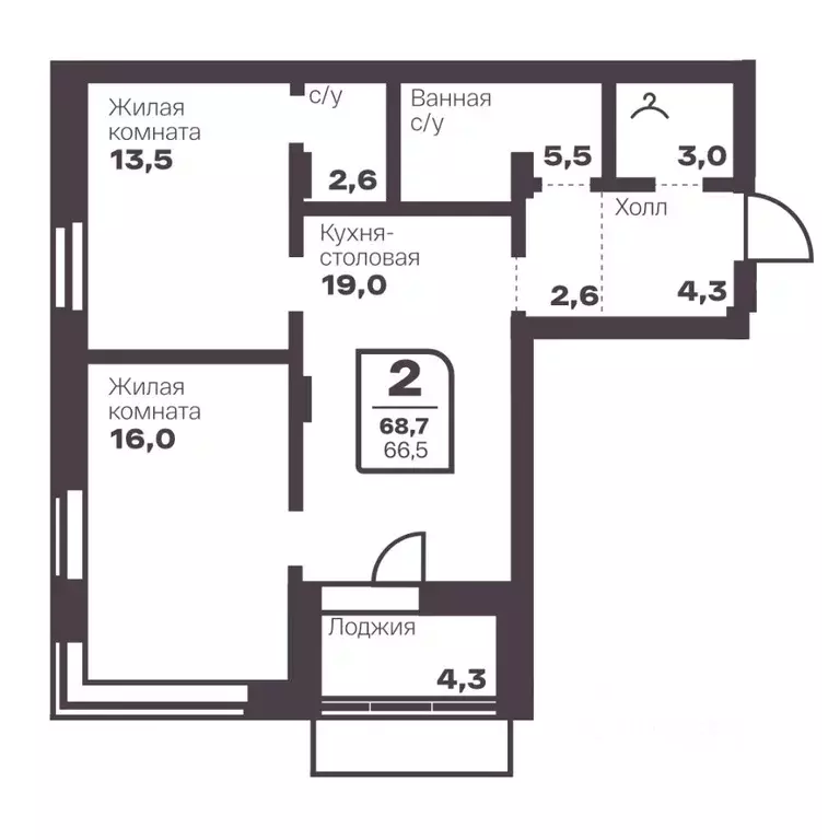 2-к кв. Челябинская область, Магнитогорск Голос Притяжение жилой ... - Фото 0