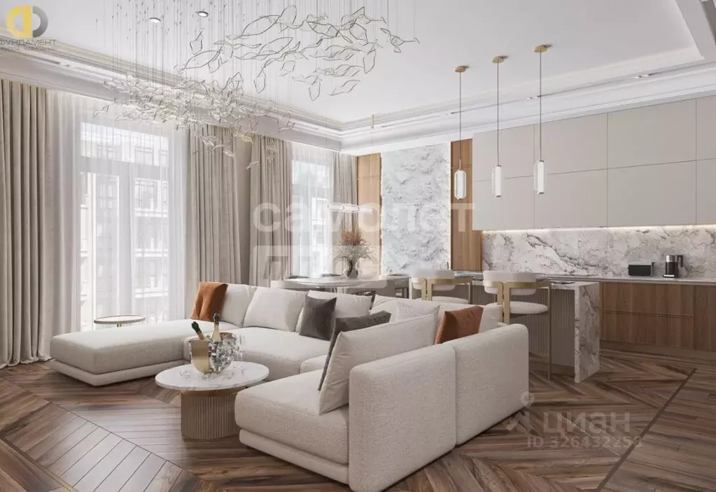 3-к кв. Санкт-Петербург ул. Опочинина, 7 (56.0 м) - Фото 0