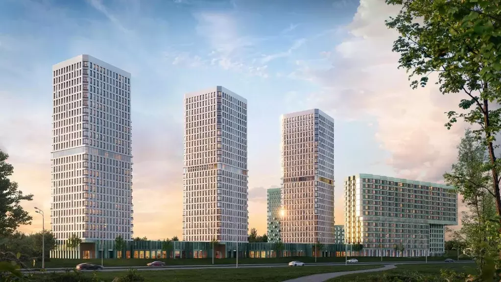 1-к кв. Татарстан, Казань Зилант Премьер жилой комплекс (34.73 м) - Фото 1