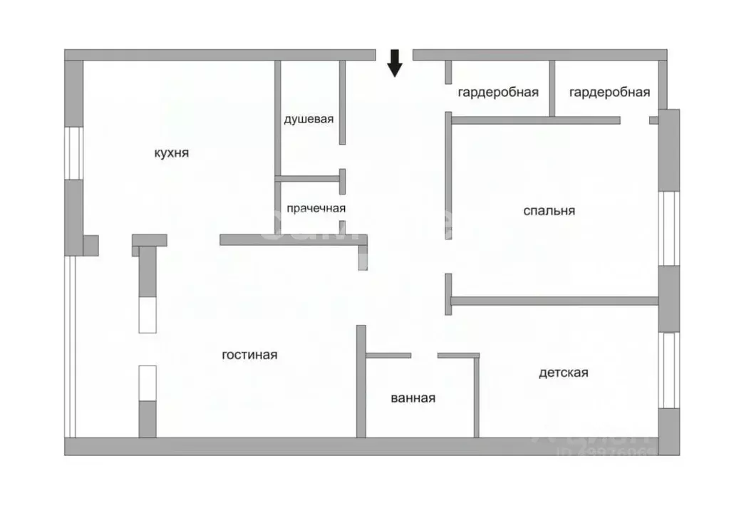 3-к кв. Московская область, Красногорск Заводская ул., 18к2 (104.7 м) - Фото 2