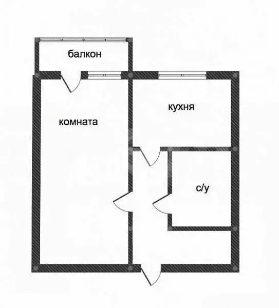 1-комнатная квартира: Кострома, Индустриальная улица, 12 (33.9 м) - Фото 0
