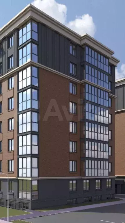 1-к. квартира, 37 м, 1/8 эт. - Фото 1
