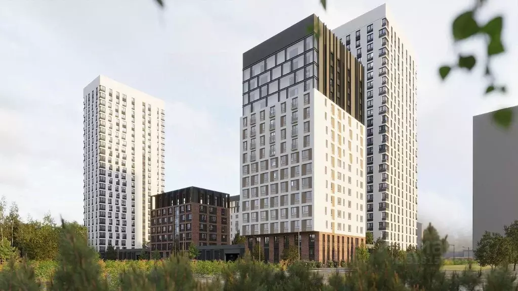 2-к кв. Свердловская область, Екатеринбург ВИЗ жилрайон, Риверсайд ... - Фото 1
