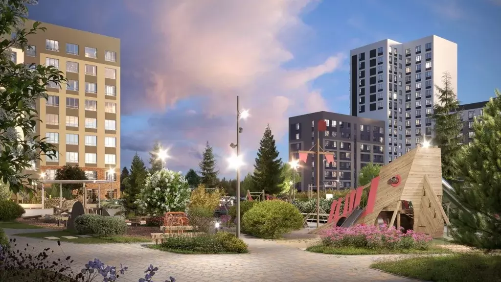 1-к кв. Тюменская область, Тюмень Беринг жилой комплекс (38.43 м) - Фото 2