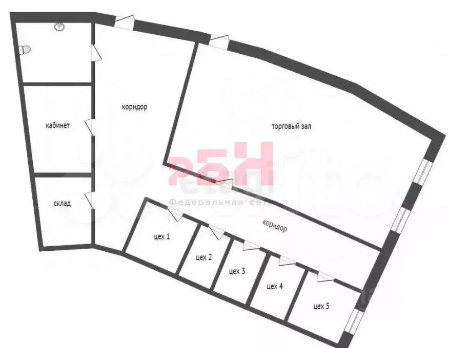 Торговая площадь в Тюменская область, Тюмень Заречный проезд, 6/1А ... - Фото 2