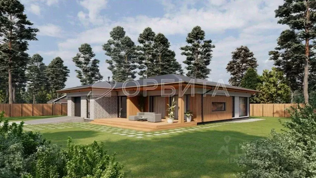 Дом в Тюменская область, Тюменский район, с. Луговое Плодовая ул. (185 ... - Фото 1