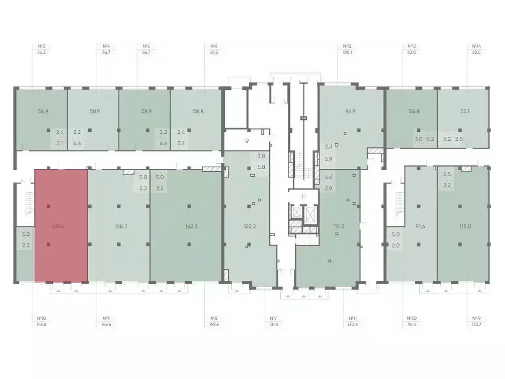 Офис в Санкт-Петербург Партизанская ул., 5 (147 м) - Фото 2