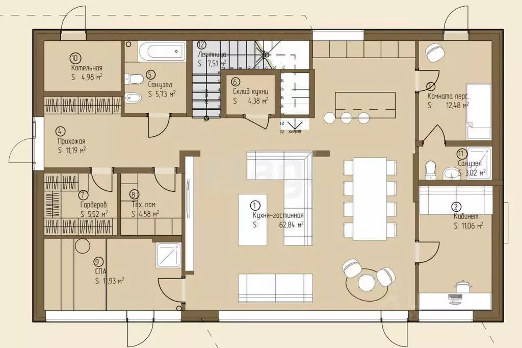 Дом в Краснодарский край, Геленджик Микрорайон Тонкий мыс,  (325 м) - Фото 2