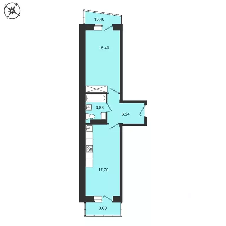1-к кв. Иркутская область, Иркутский муниципальный округ, с. Мамоны ... - Фото 1
