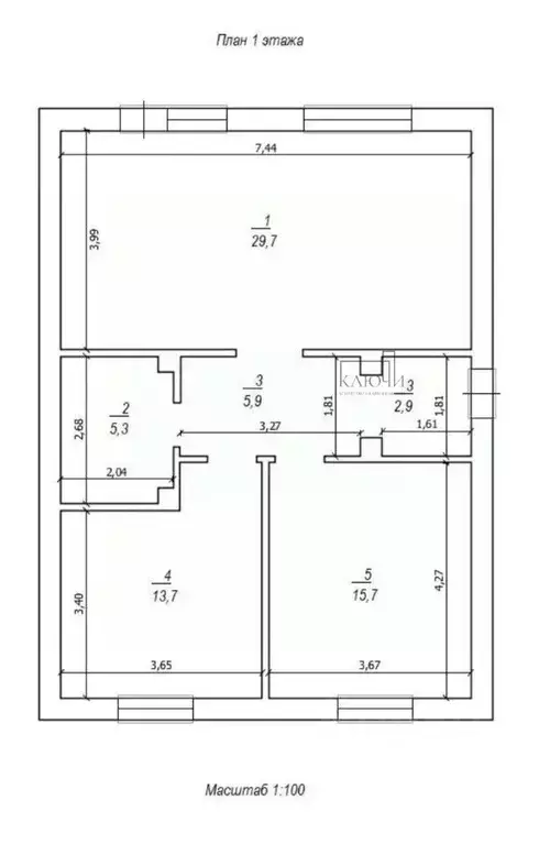Дом в Челябинская область, Магнитогорск Балтийская ул., 2 (72 м) - Фото 2
