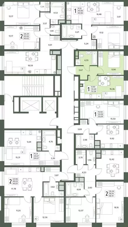 1-комнатная квартира: Московская область, Серпухов (33.33 м) - Фото 2