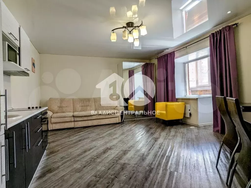 Квартира-студия, 37,8 м, 3/18 эт. - Фото 1