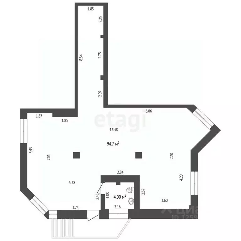 Помещение свободного назначения в Тамбовская область, Тамбов ... - Фото 1