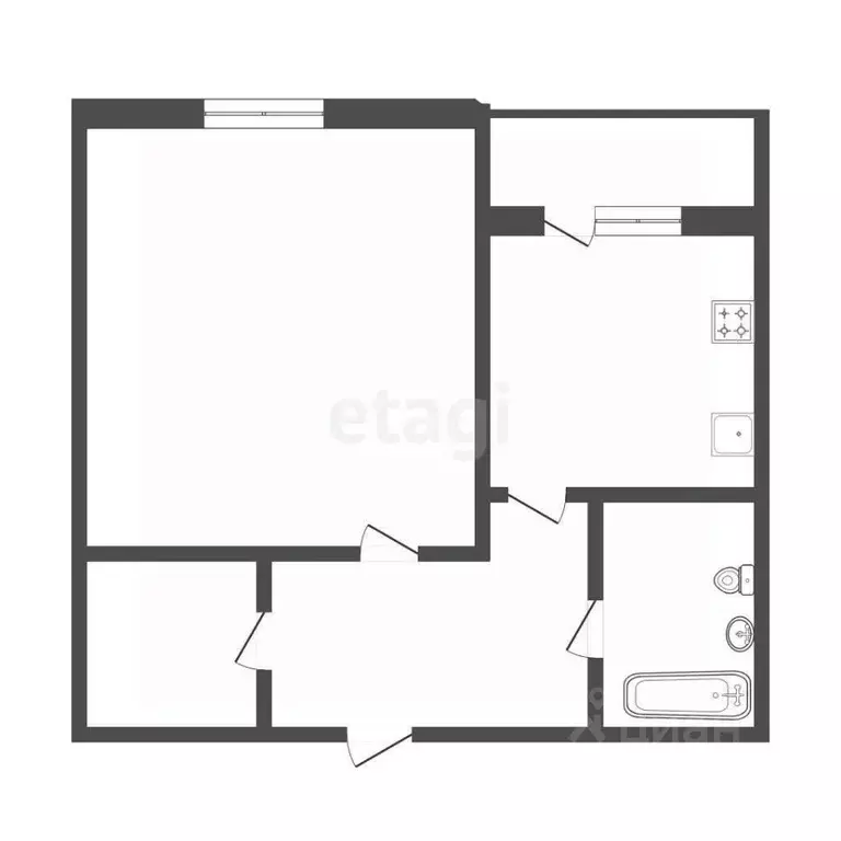 1-к кв. Мордовия, Саранск ул. Щорса, 27 (41.0 м) - Фото 0