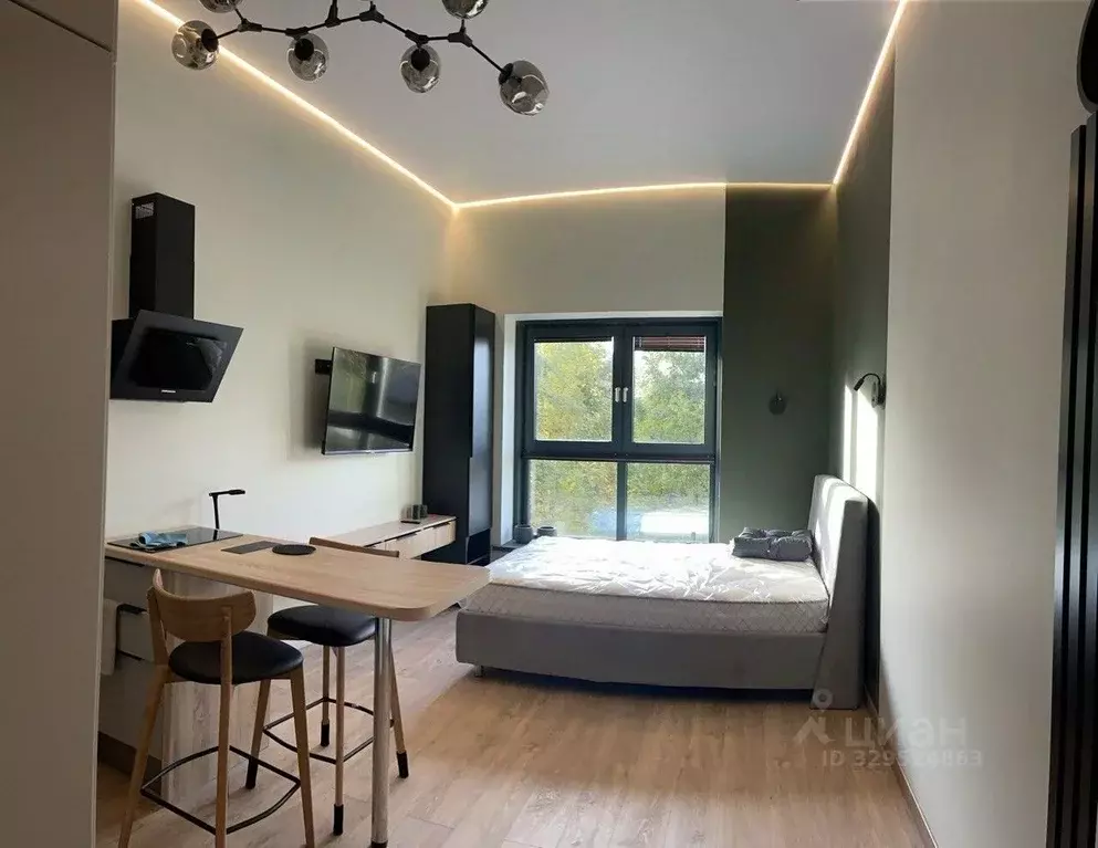 Студия Москва Живописная ул., 21А (24.2 м) - Фото 1