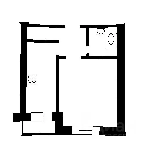 1-к кв. Самарская область, Самара Пугачевская ул., 40 (37.0 м) - Фото 2