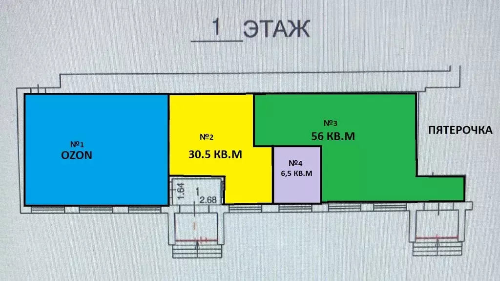 Помещение свободного назначения в Москва Ратная ул., 8А (30 м) - Фото 0