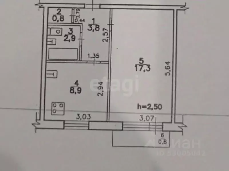 1-к кв. Забайкальский край, Чита Малая ул., 2А (33.7 м) - Фото 2