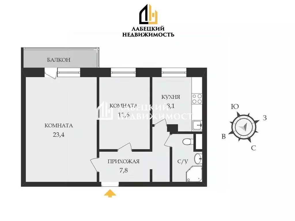 2-к кв. Московская область, Люберцы Городок Б мкр, ул. 3-е Почтовое ... - Фото 2