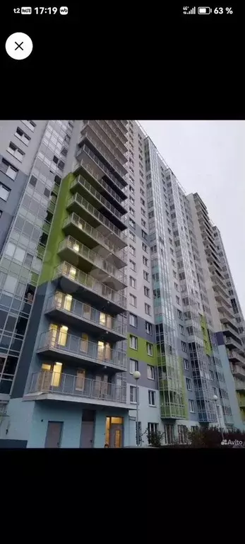 1-к. квартира, 35 м, 5/22 эт. - Фото 0