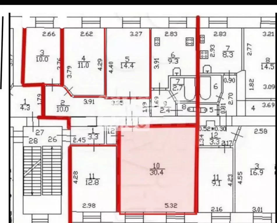 Комната Санкт-Петербург наб. Крюкова Канала, 23 (30.4 м) - Фото 2