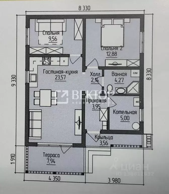 Дом в Ивановская область, Лежневский район, Шилыковское с/пос, д. ... - Фото 2