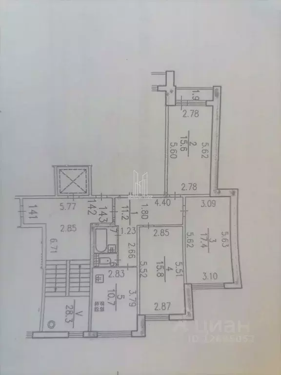 3-к кв. Санкт-Петербург ул. Стойкости, 23к2 (74.3 м) - Фото 1