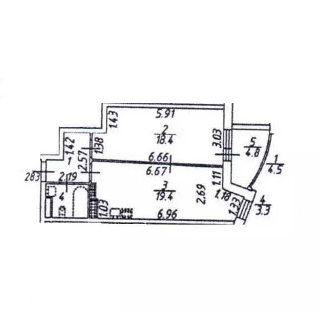 Продаётся 1-к квартира, 50.4 м - Фото 1
