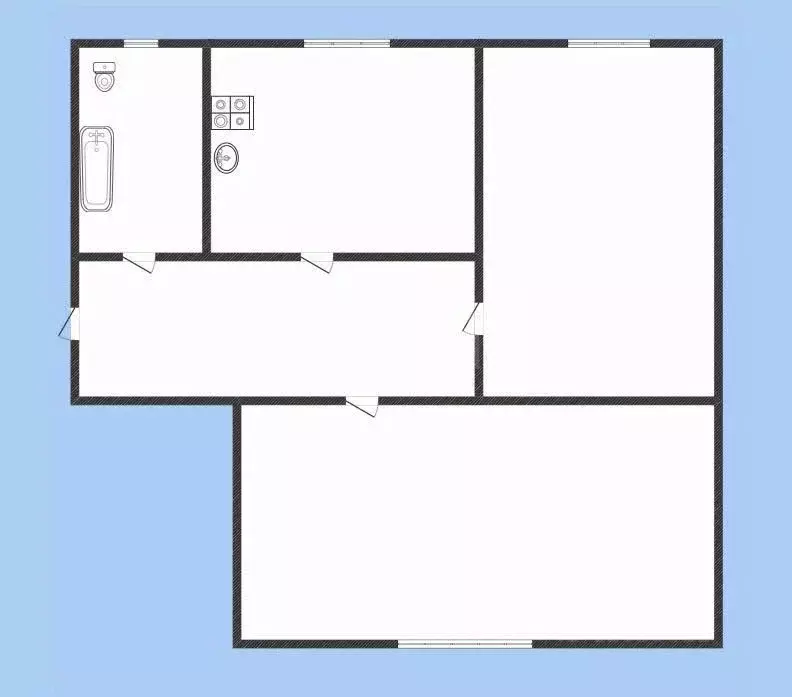 2-к кв. Костромская область, Нерехта пер. Клары Цеткин, 14 (47.5 м) - Фото 2