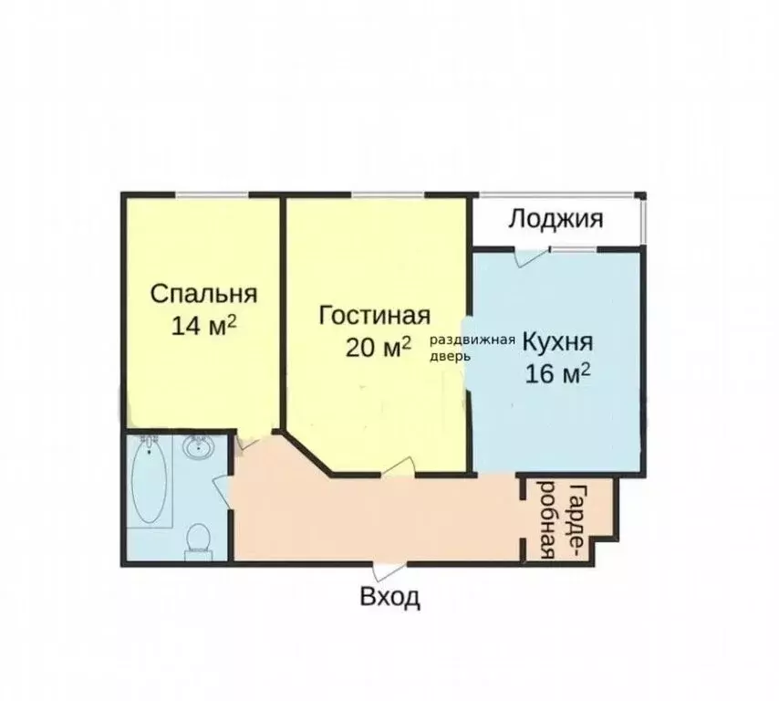 2-комнатная квартира: Москва, Волоколамское шоссе, 71к2 (60 м) - Фото 1