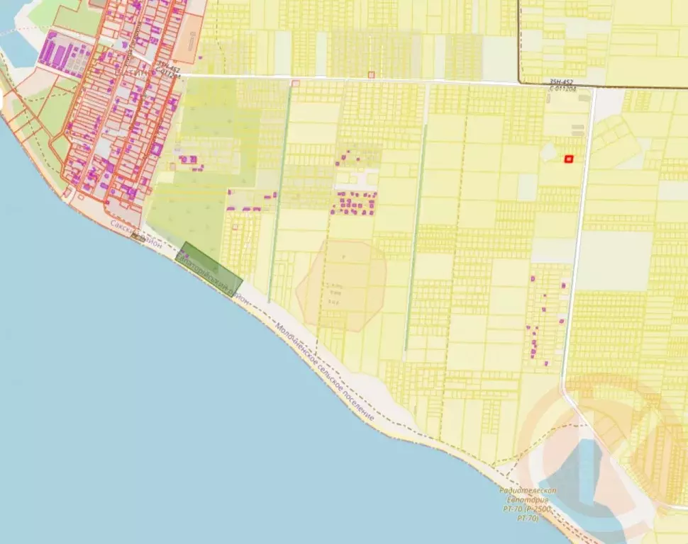 Участок в Крым, Сакский район, с. Молочное  (6.0 сот.) - Фото 2
